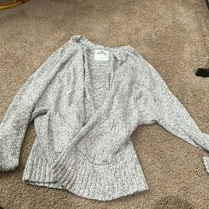 Hollister size small grey cardigan